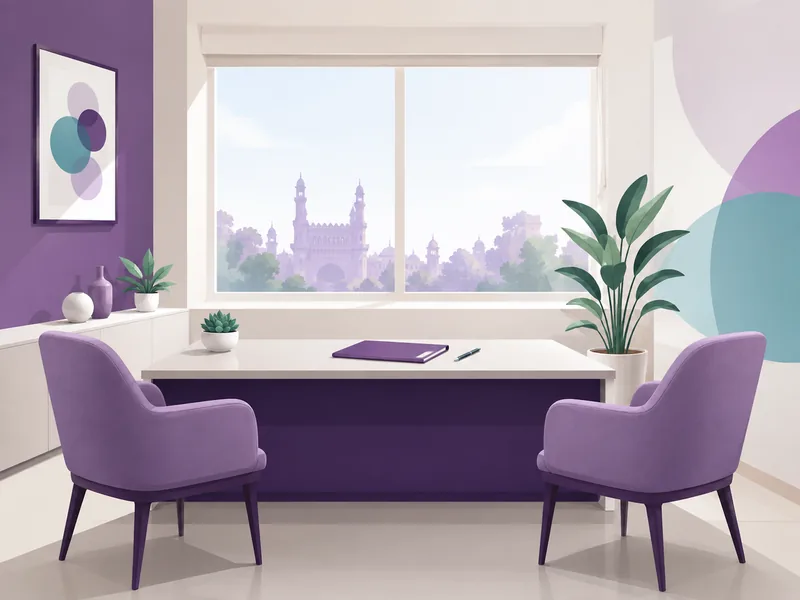 A consulting room where the oncologist assesses where a lump sits, which sets the starting price of the FNAC