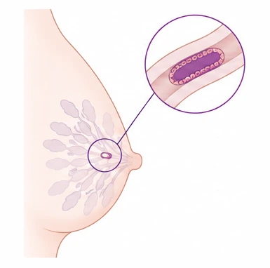 Stage 0 breast cancer diagram - CION Cancer Clinics