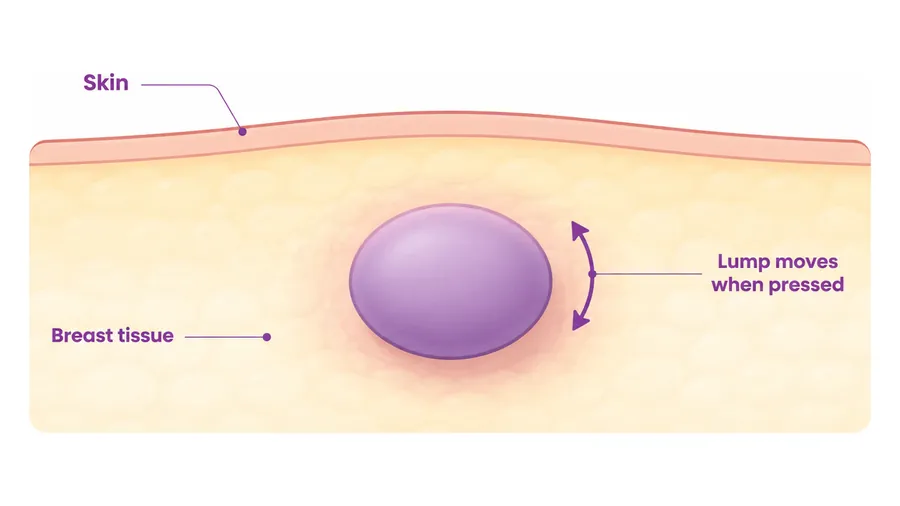 What a more often harmless breast lump looks like in cross-section - CION Cancer Clinics