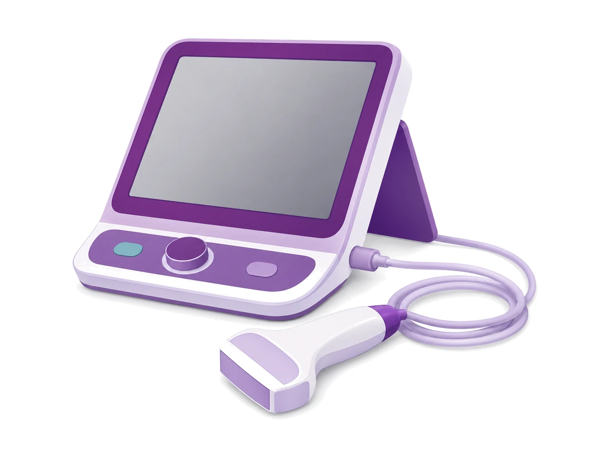 An ultrasound scanner and probe - CION Cancer Clinics, Hyderabad