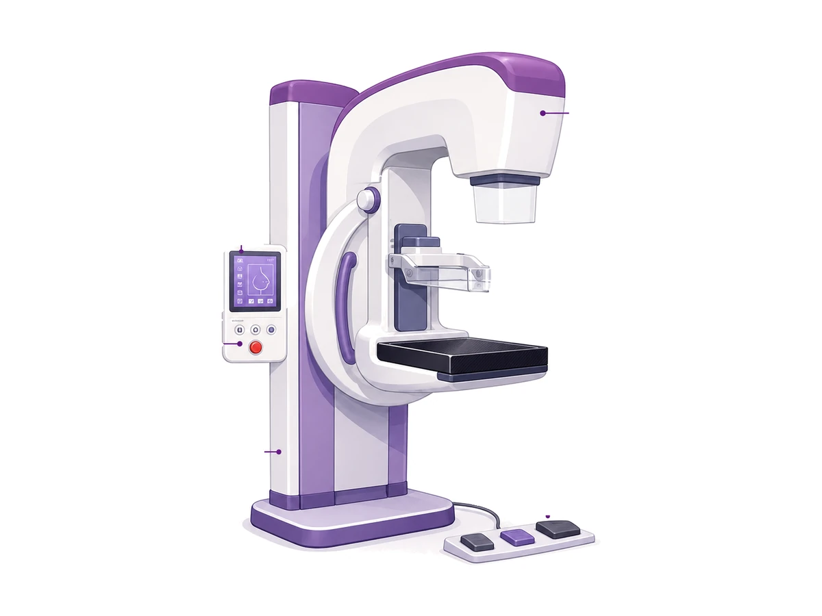 A mammography machine - CION Cancer Clinics, Hyderabad