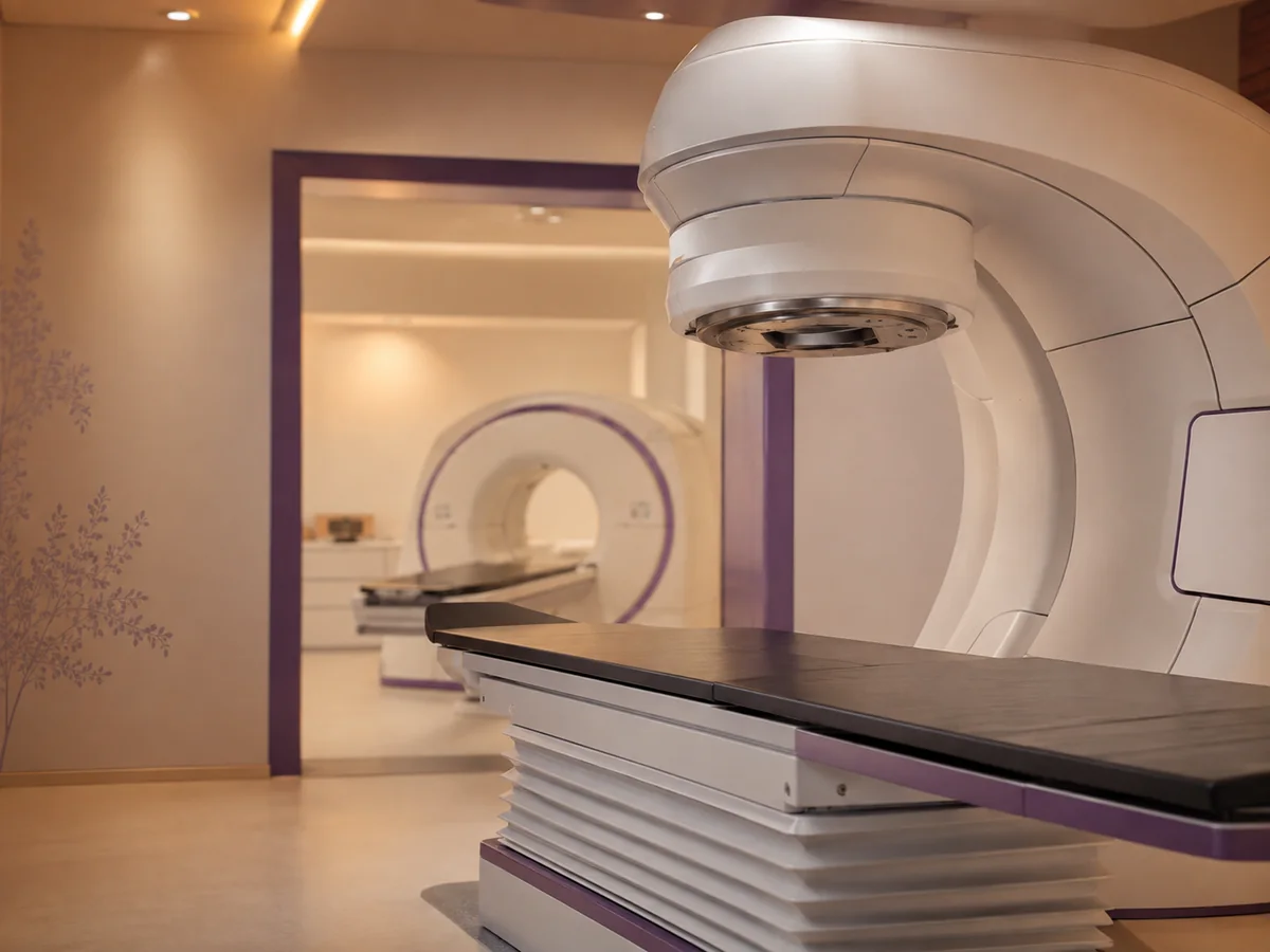 Radiation therapy and PET-CT equipment at a CION partner centre