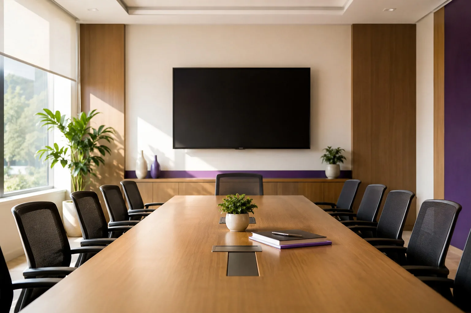 The meeting room where surgical, medical and radiation oncologists review each breast cancer case together