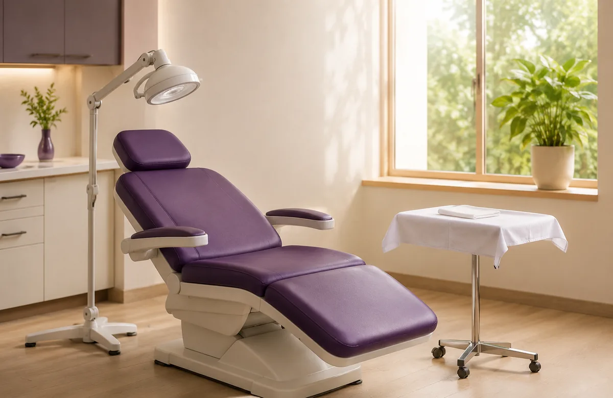 A dental consulting room at a CION centre in Hyderabad