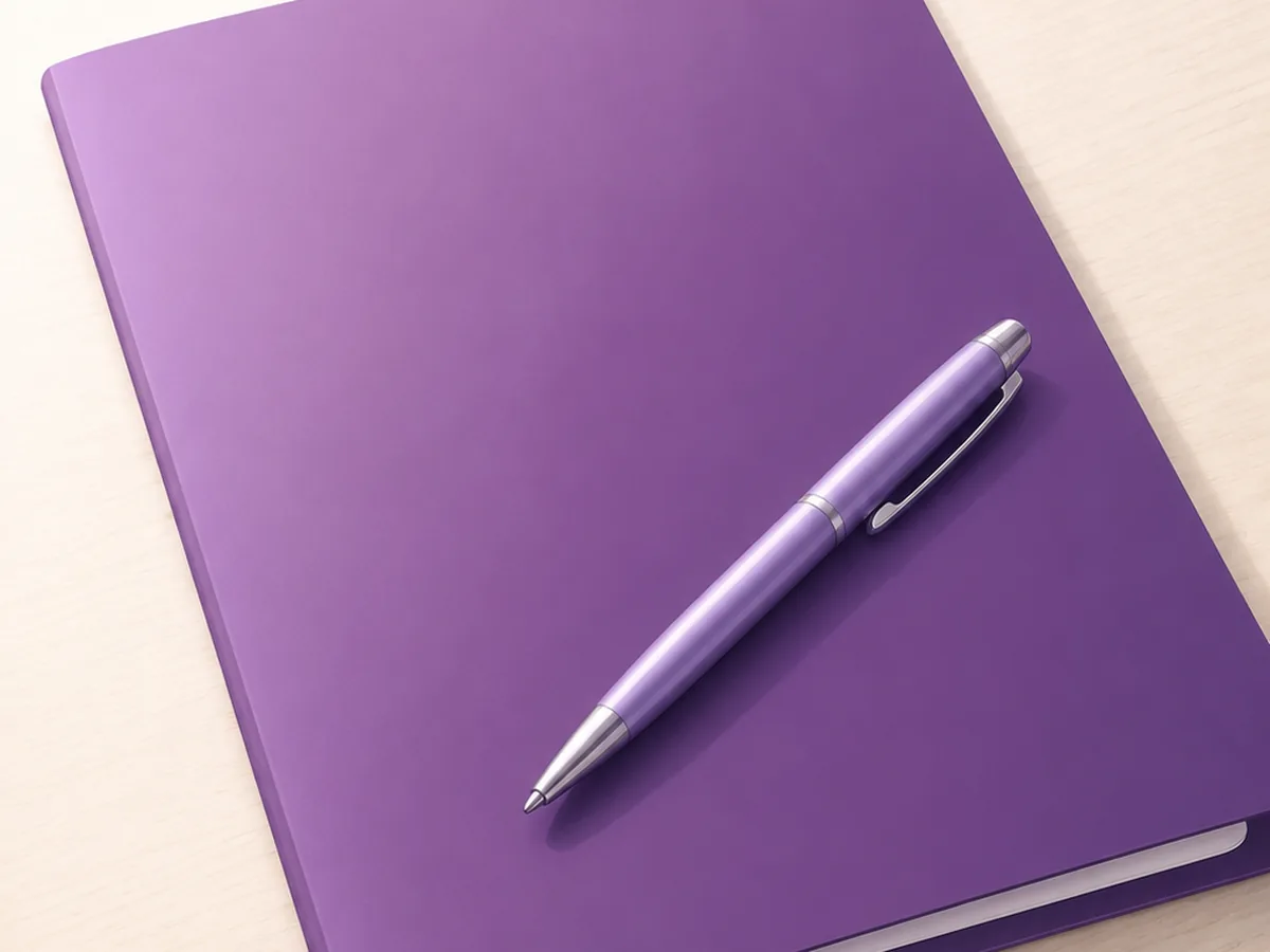 A folder and pen where the findings are written